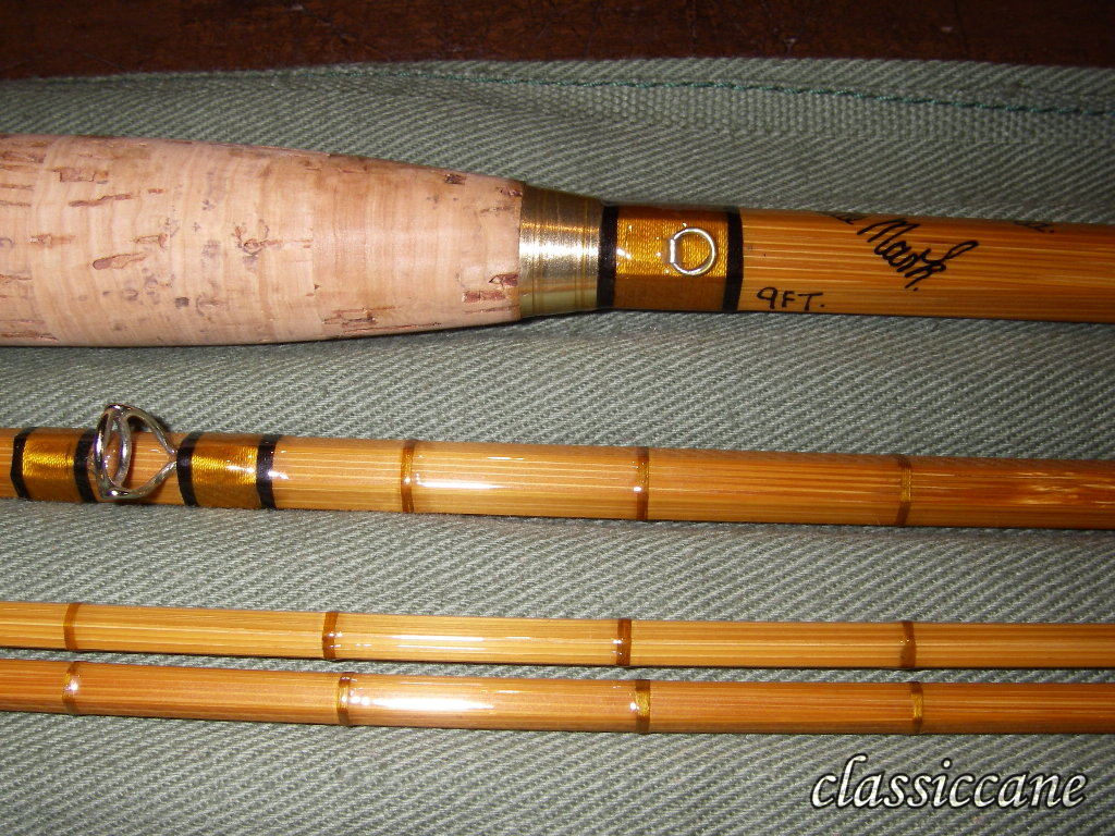 Hardy Hollolight 9' 0 # 6 (3pcs) - Fly fishing - Bamboo rod - Classiccane